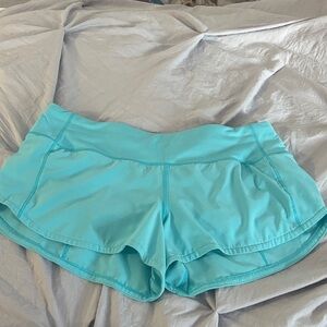 lululemon athletica Light Aqua Athletic Skort Shorts